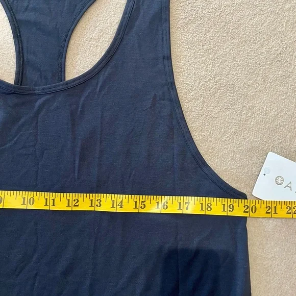 NWT - Athleta - With Ease Sport Racerback Tank - Women's - Size L - Black Color - Picture 8 of 12